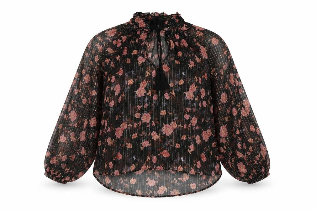 Womens UK Size M Zara Black Basic Blouse