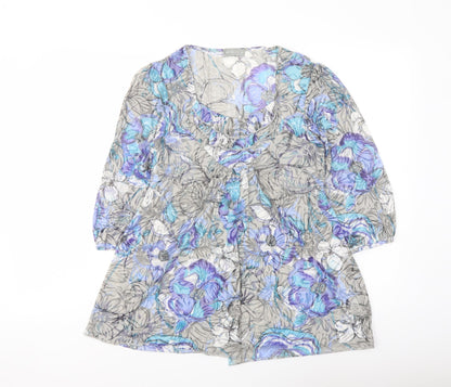 Womens UK Size 10 Per Una Multicoloured Basic Blouse