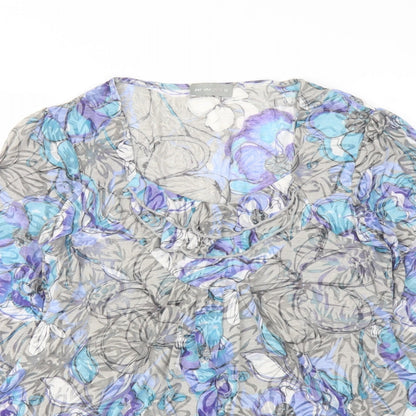 Womens UK Size 10 Per Una Multicoloured Basic Blouse