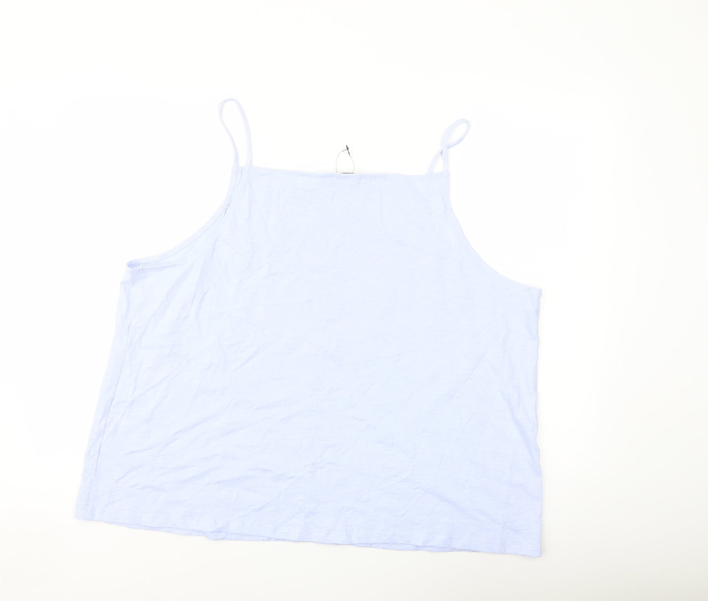 Womens UK Size 24 Marks and Spencer Blue Basic Tank