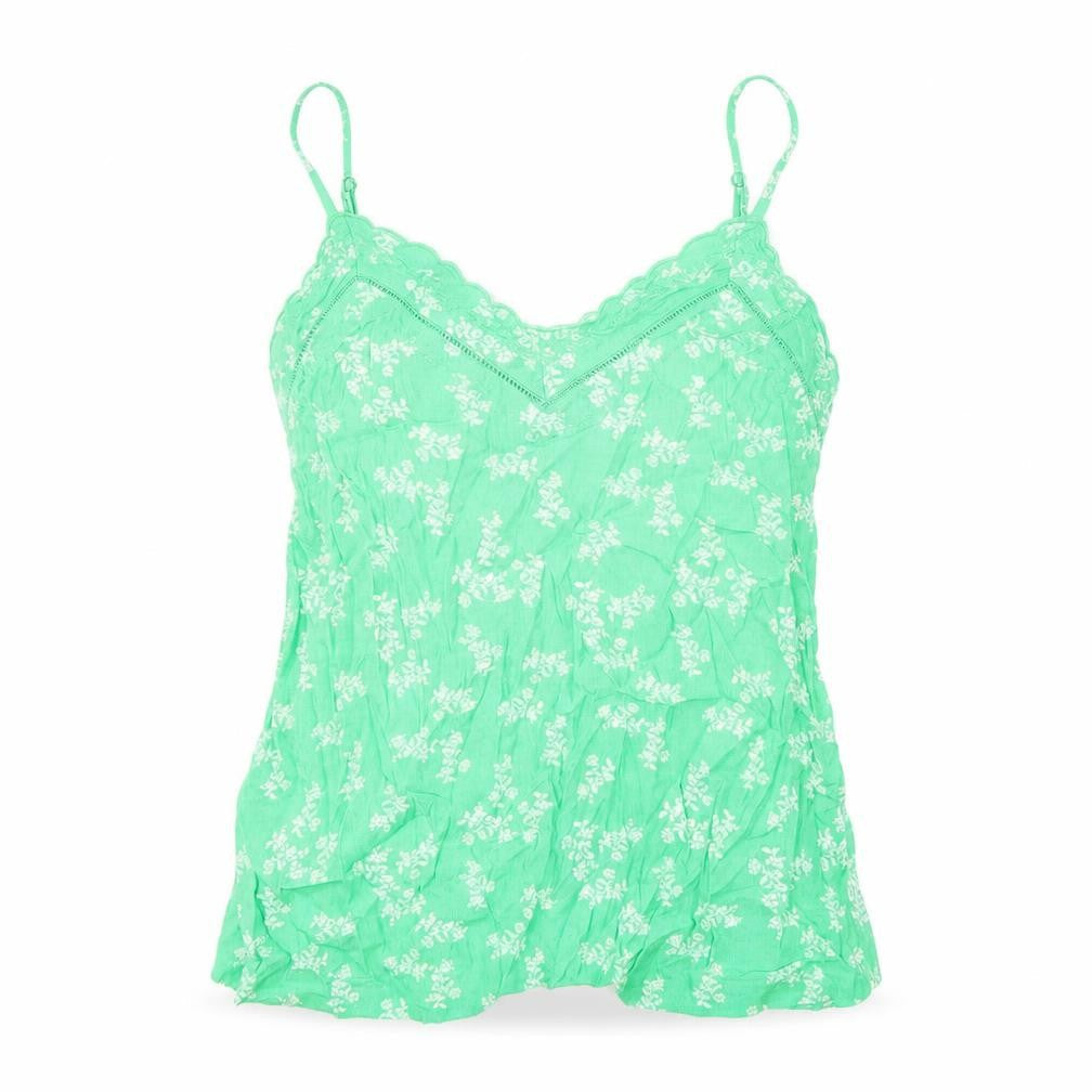 Womens UK Size 10 Marks and Spencer Green Basic Tank