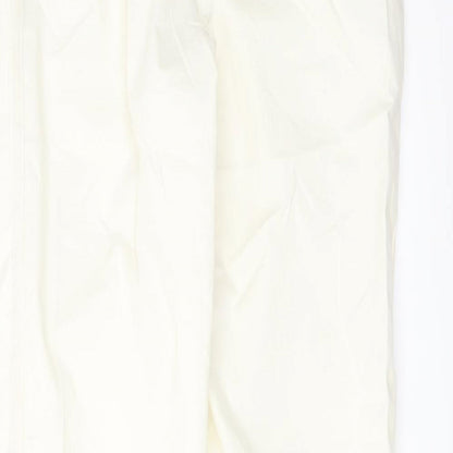 Womens UK Size 6 Marks and Spencer Regular Fit Chino Ivory Trousers
