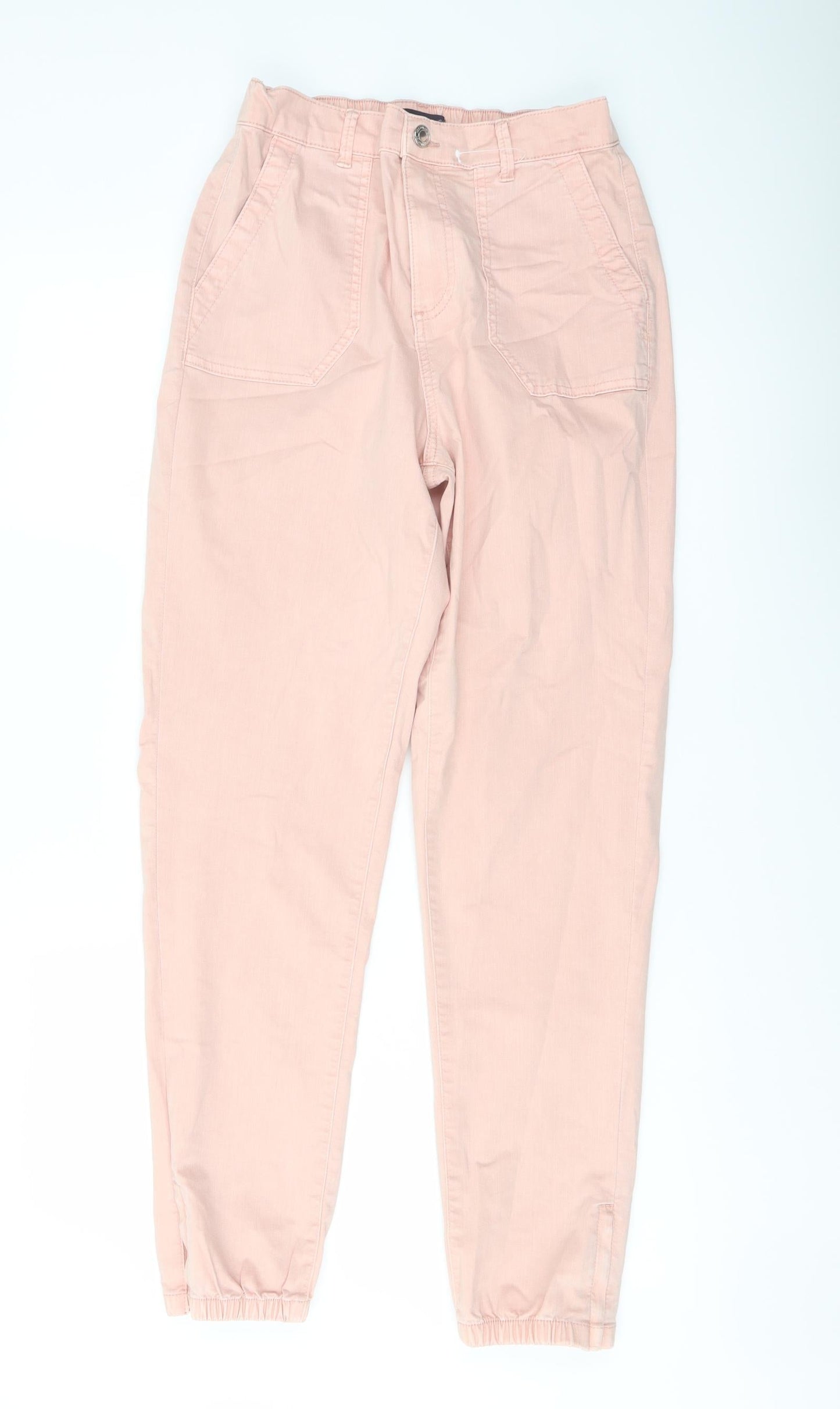 Womens UK Size 10 Marks and Spencer Regular Fit Jogger Pink Trousers