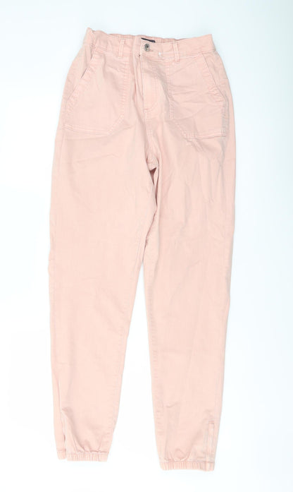 Womens UK Size 10 Marks and Spencer Regular Fit Jogger Pink Trousers