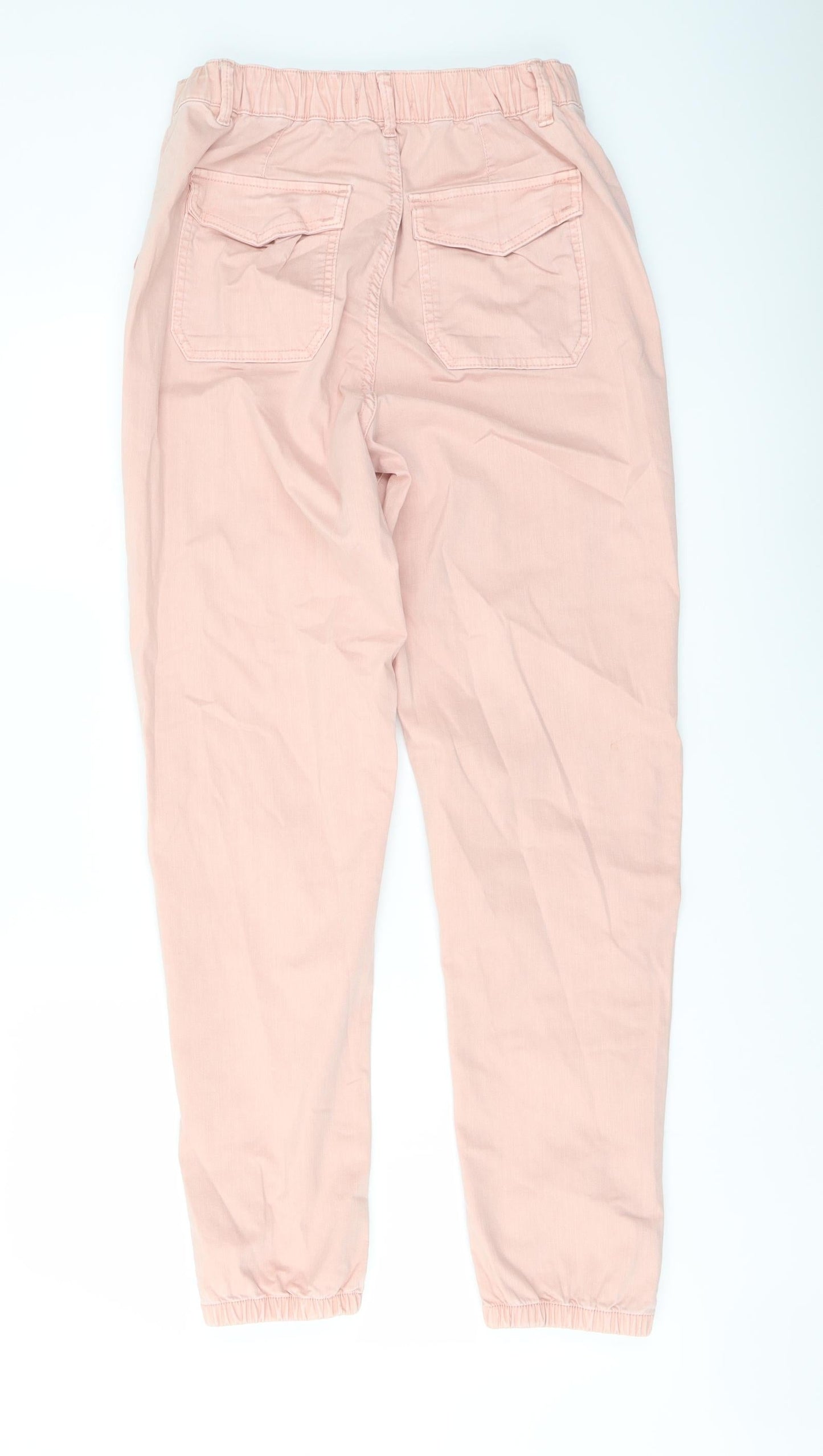 Womens UK Size 10 Marks and Spencer Regular Fit Jogger Pink Trousers