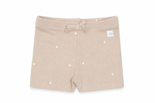 Marks and Spencer Girls Brown Polka Dot Cotton Cropped Trousers Size 3-6 Months Pullover - Embroidered