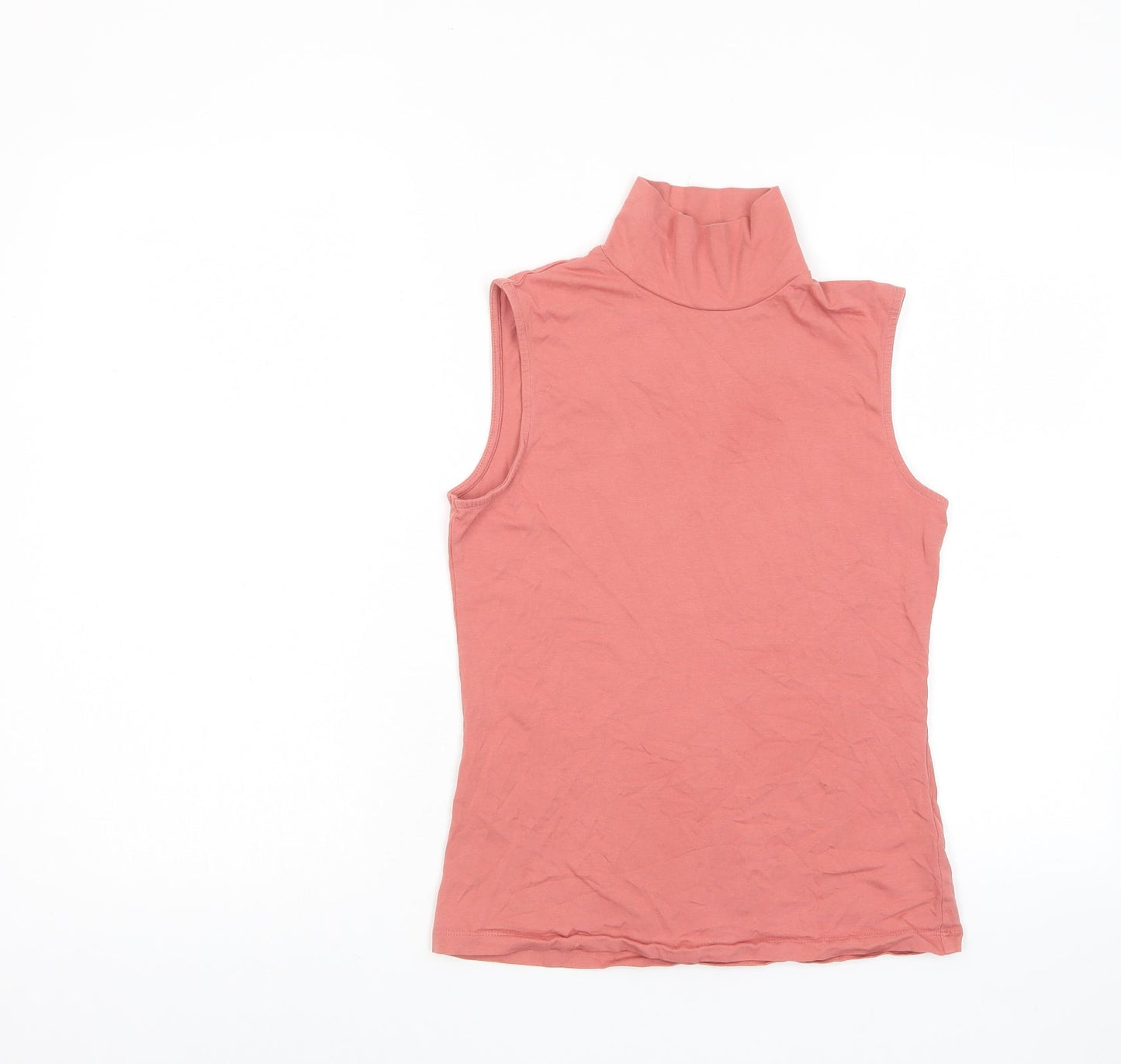 Womens UK Size 10 Marks and Spencer Pink Basic Tank