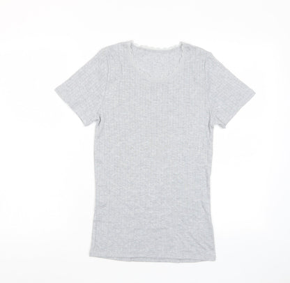 Womens UK Size 12 Marks and Spencer Red Basic T-Shirt