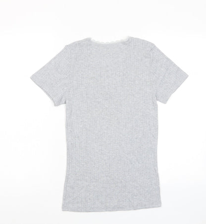 Womens UK Size 12 Marks and Spencer Red Basic T-Shirt