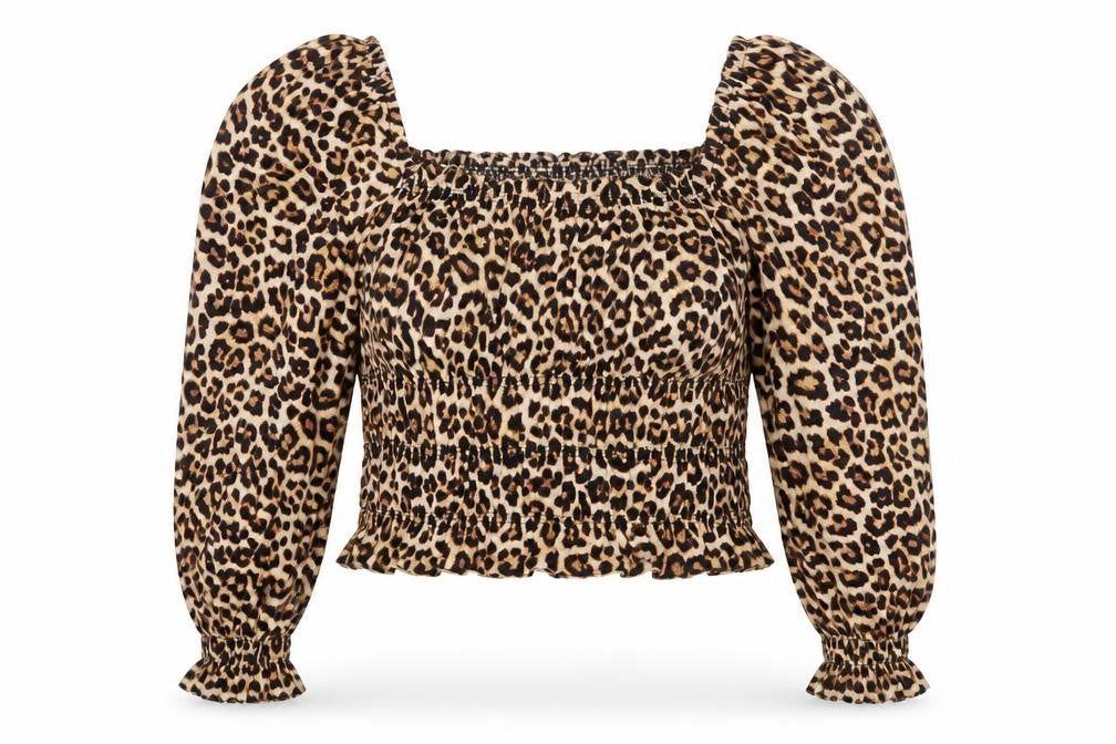 Womens UK Size L H&M Brown Basic Blouse