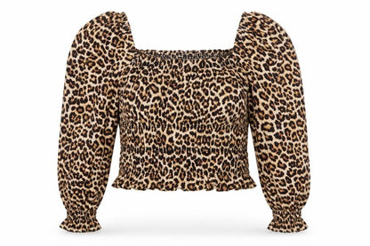 Womens UK Size L H&M Brown Basic Blouse