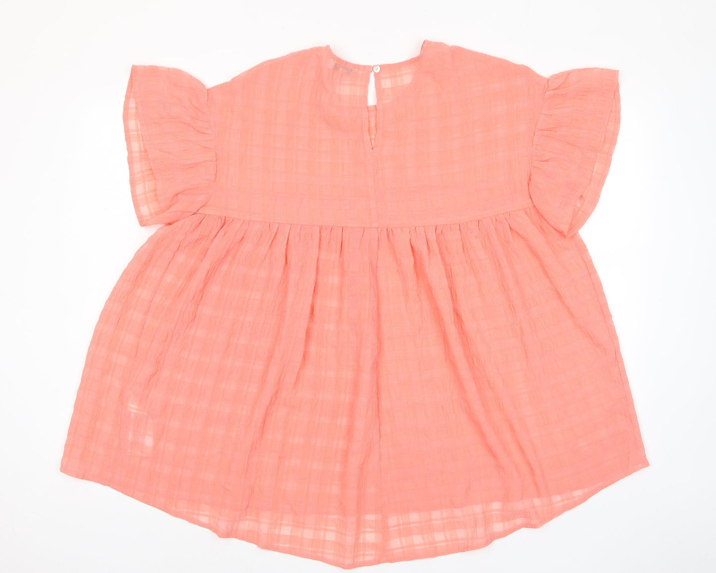 Womens UK Size 14 Simply Be Pink Basic T-Shirt