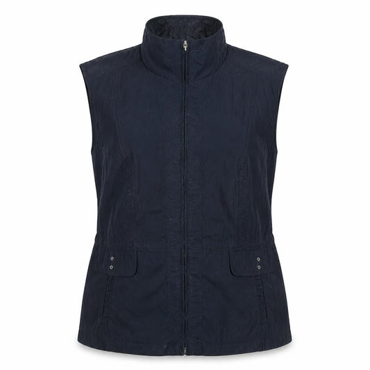 Womens UK Size 16 Barbara Lebek Blue Gilet