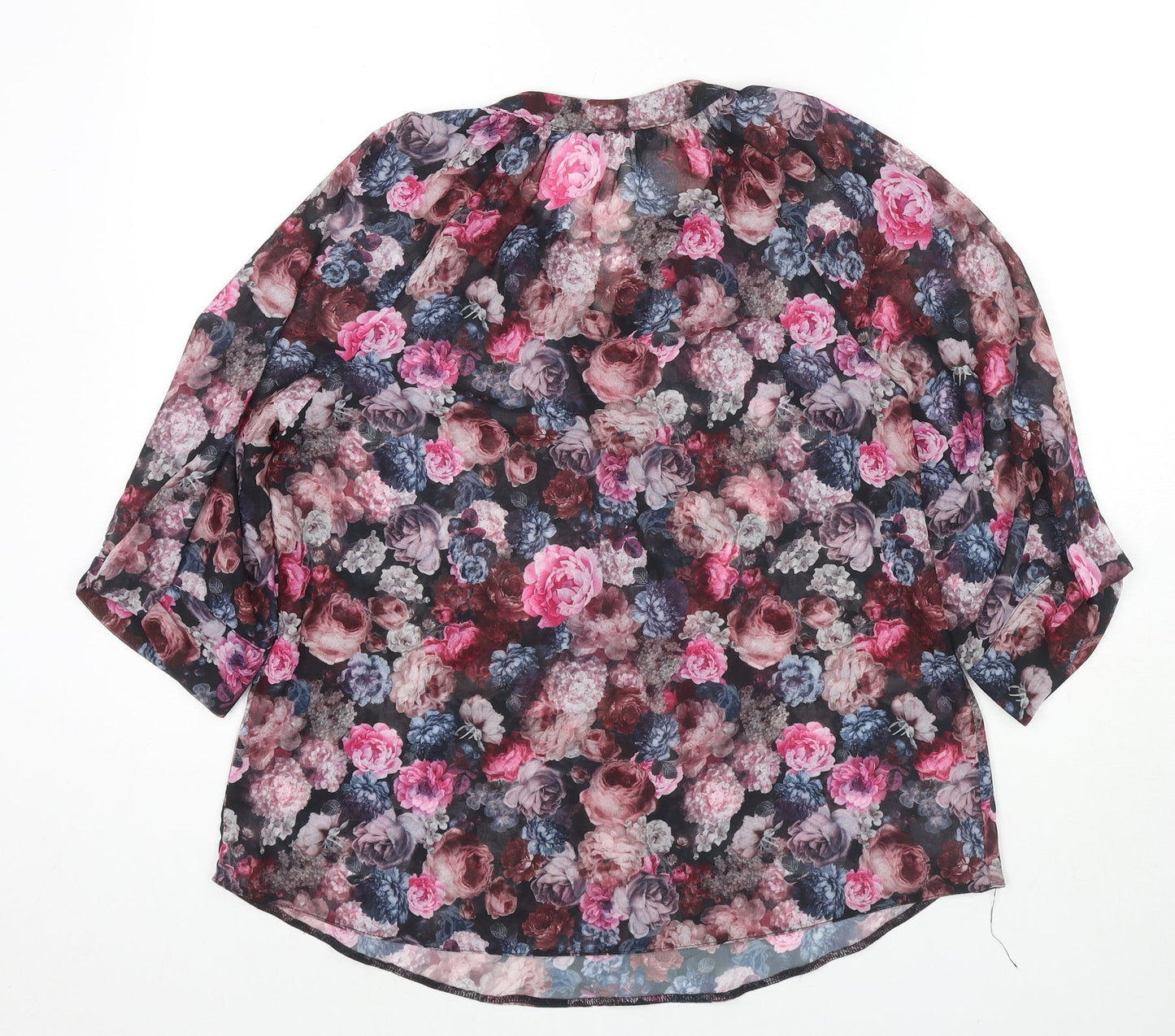 Womens UK Size 10 K&D London Multicoloured Basic Blouse