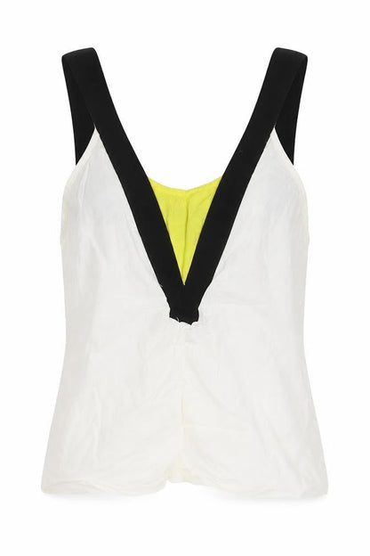 Womens UK Size 6 H&M White Basic Tank