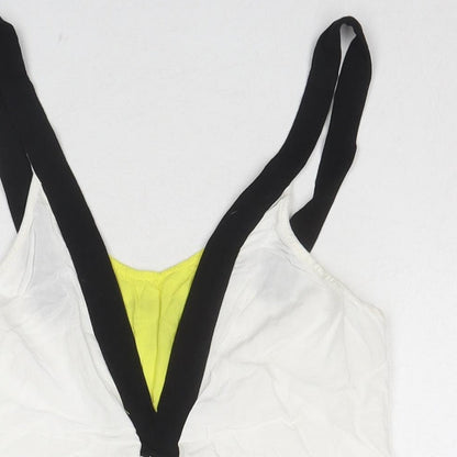 Womens UK Size 6 H&M White Basic Tank