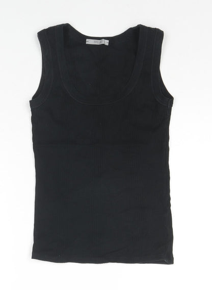 Womens UK Size S Marks and Spencer Black Basic Tank