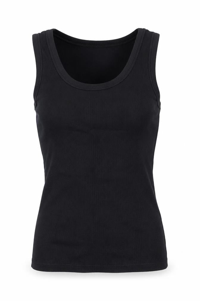 Womens UK Size S Marks and Spencer Black Basic Tank