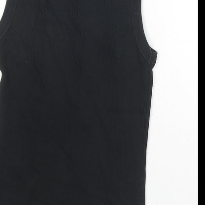 Womens UK Size S Marks and Spencer Black Basic Tank