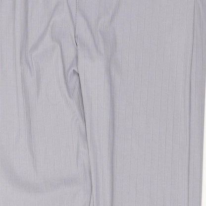 Womens UK Size M Misspap Regular Fit  Grey Trousers