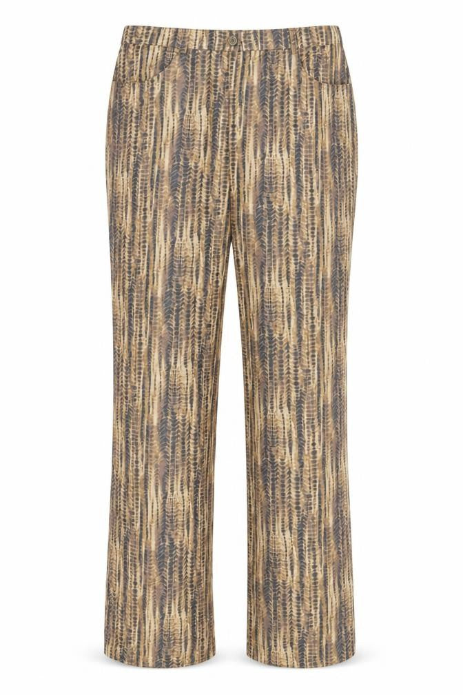 Womens UK Size 14 Platinum Regular Fit  Brown Trousers