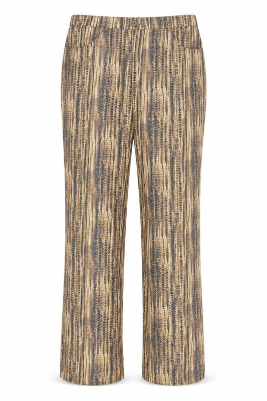 Womens UK Size 14 Platinum Regular Fit  Brown Trousers