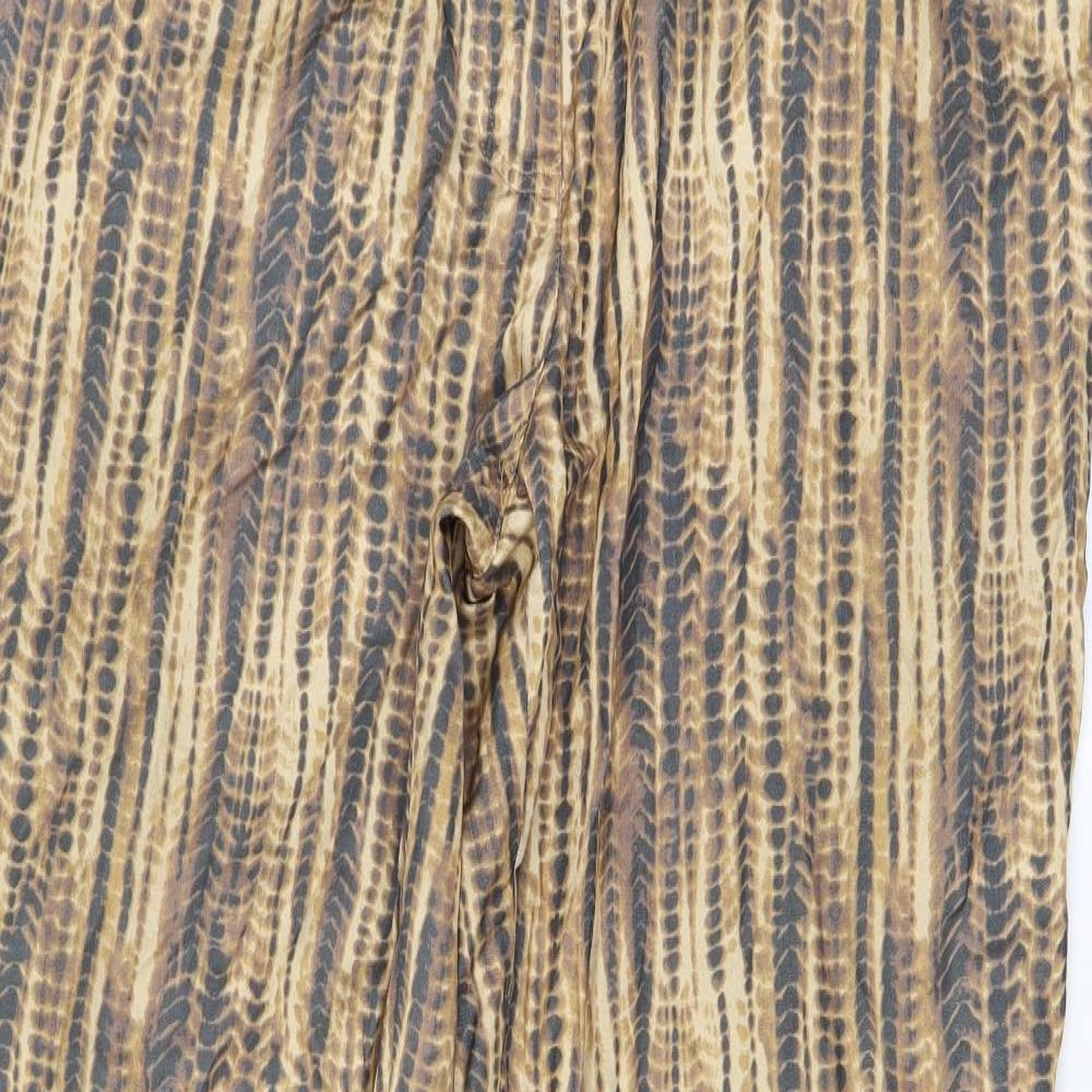 Womens UK Size 14 Platinum Regular Fit  Brown Trousers