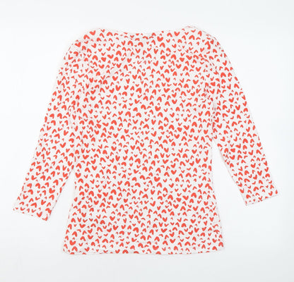 Womens UK Size 8 Marks and Spencer White Basic Blouse