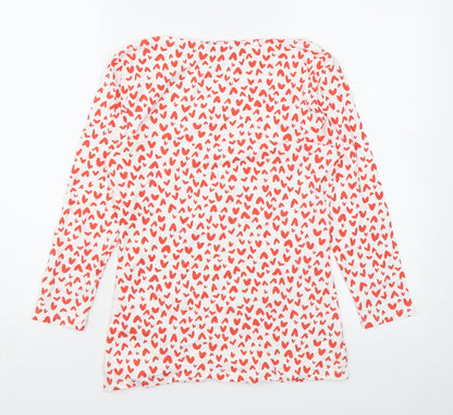 Womens UK Size 8 Marks and Spencer White Basic Blouse