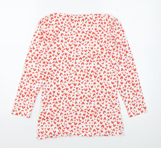 Womens UK Size 8 Marks and Spencer White Basic Blouse