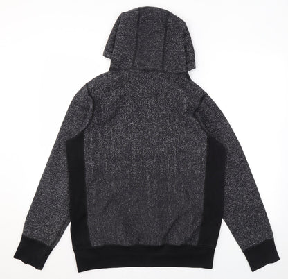Paterson Mens Grey Cotton Pullover Hoodie Size S