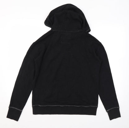 Hollister Womens Black Polyester Pullover Hoodie Size S Pullover