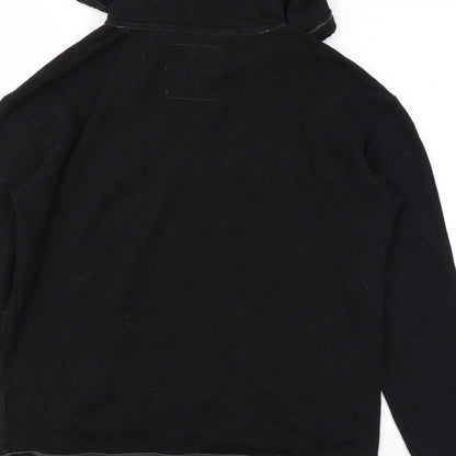 Hollister Womens Black Polyester Pullover Hoodie Size S Pullover