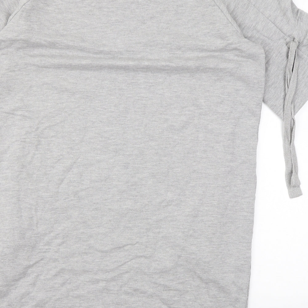 NEXT Womens Green Cotton T-Shirt Dress Size 12 Round Neck Pullover