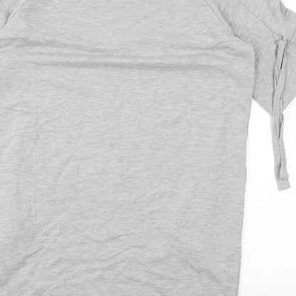 NEXT Womens Green Cotton T-Shirt Dress Size 12 Round Neck Pullover