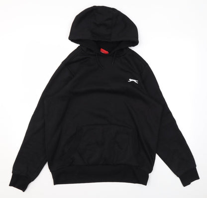 Mens UK Size S Slazenger Black Pullover Hoodie