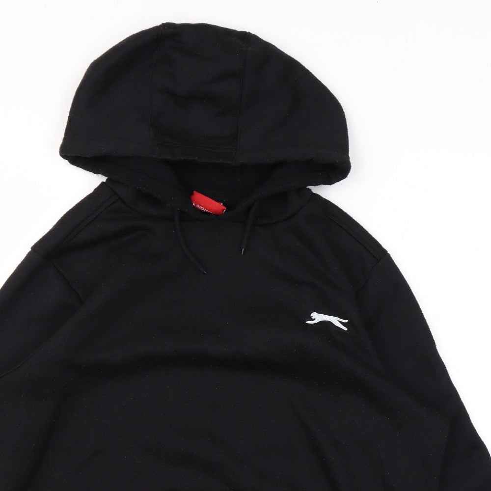Mens UK Size S Slazenger Black Pullover Hoodie
