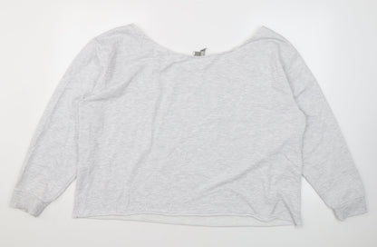 Womens UK Size 20 ASOS Grey Pullover Sweatshirt