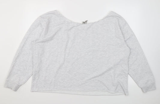 Womens UK Size 20 ASOS Grey Pullover Sweatshirt