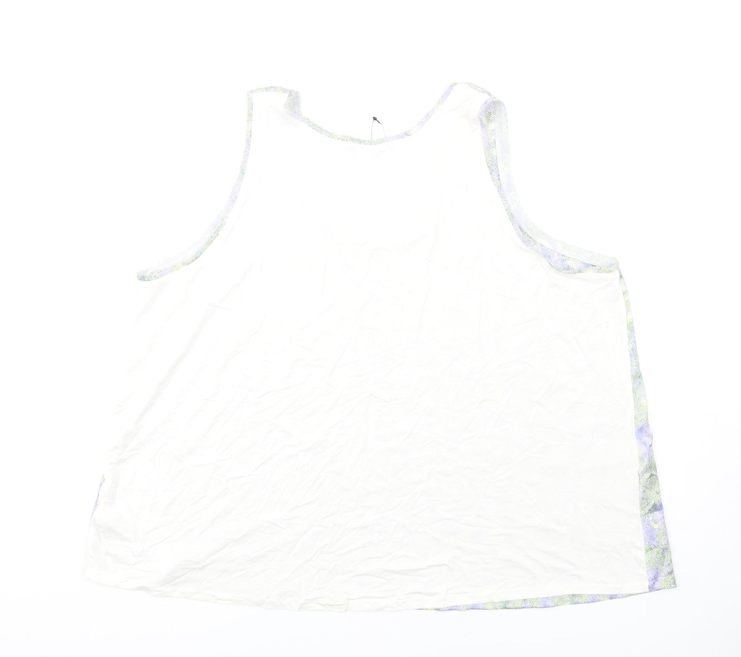 Womens UK Size 22 Marks and Spencer Multicoloured Basic Tank