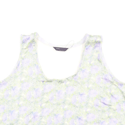 Womens UK Size 22 Marks and Spencer Multicoloured Basic Tank