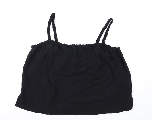 Womens UK Size 22 Marks and Spencer Black Basic Tank