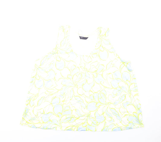 Womens UK Size 24 Marks and Spencer Multicoloured Basic Tank