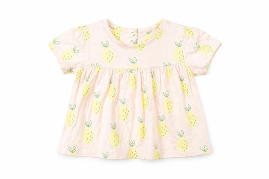 Marks and Spencer Girls Multicoloured Geometric Cotton Fit & Flare Size 0-3 Months Round Neck Button