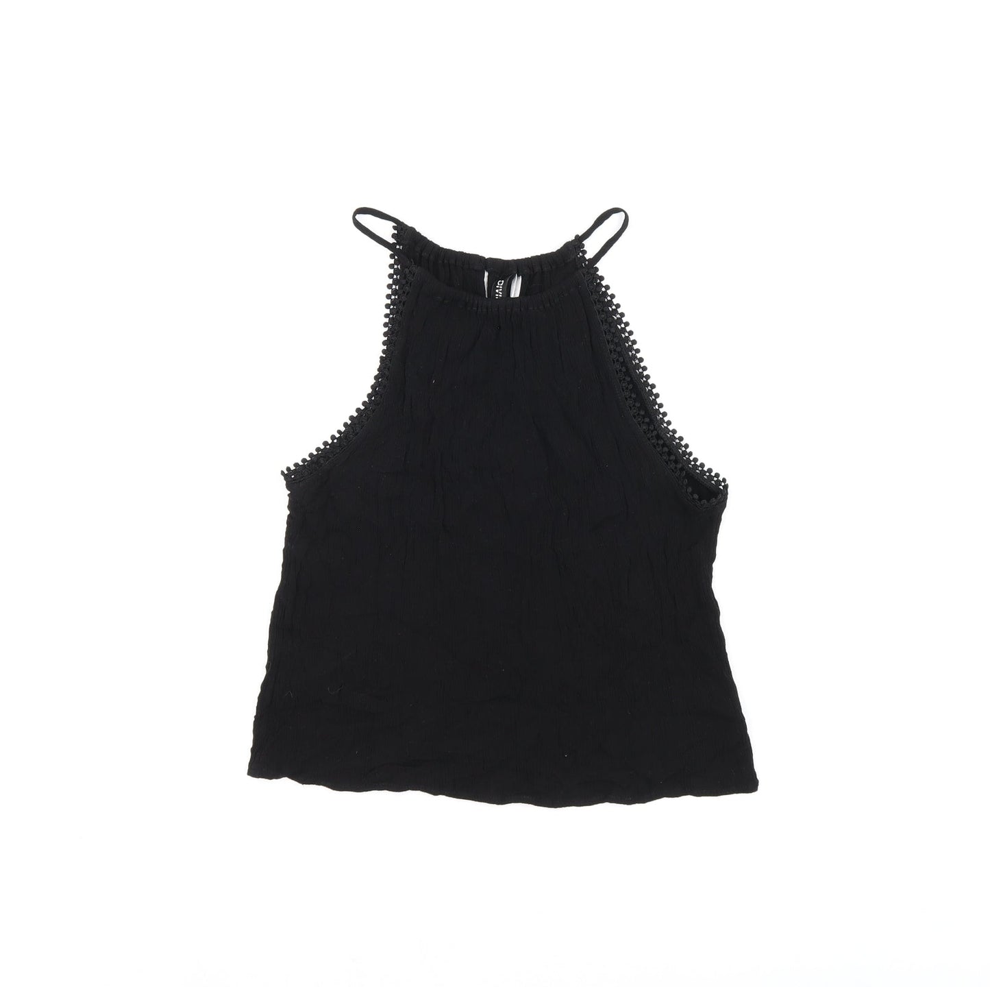 Womens UK Size 8 H&M Black Basic T-Shirt