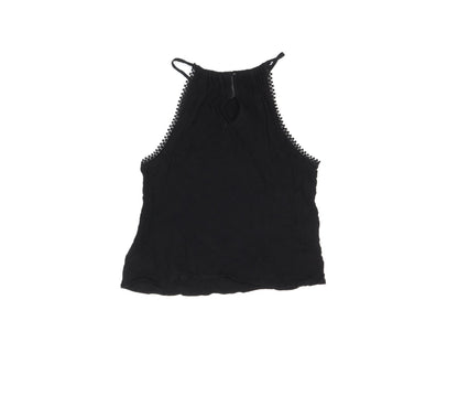 Womens UK Size 8 H&M Black Basic T-Shirt