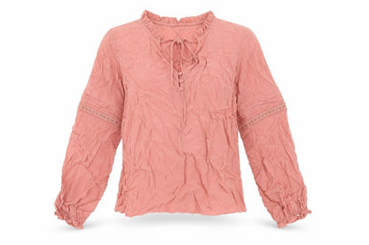 Womens UK Size 8 Per Una Pink Basic Blouse