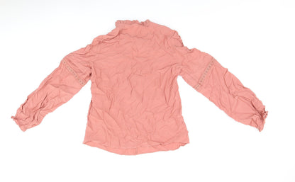 Womens UK Size 8 Per Una Pink Basic Blouse