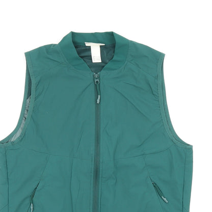 Womens UK Size S H&M Green Gilet