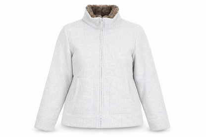 Marks & Spencer Womens Grey Jacket Size 18 Zip - Pockets